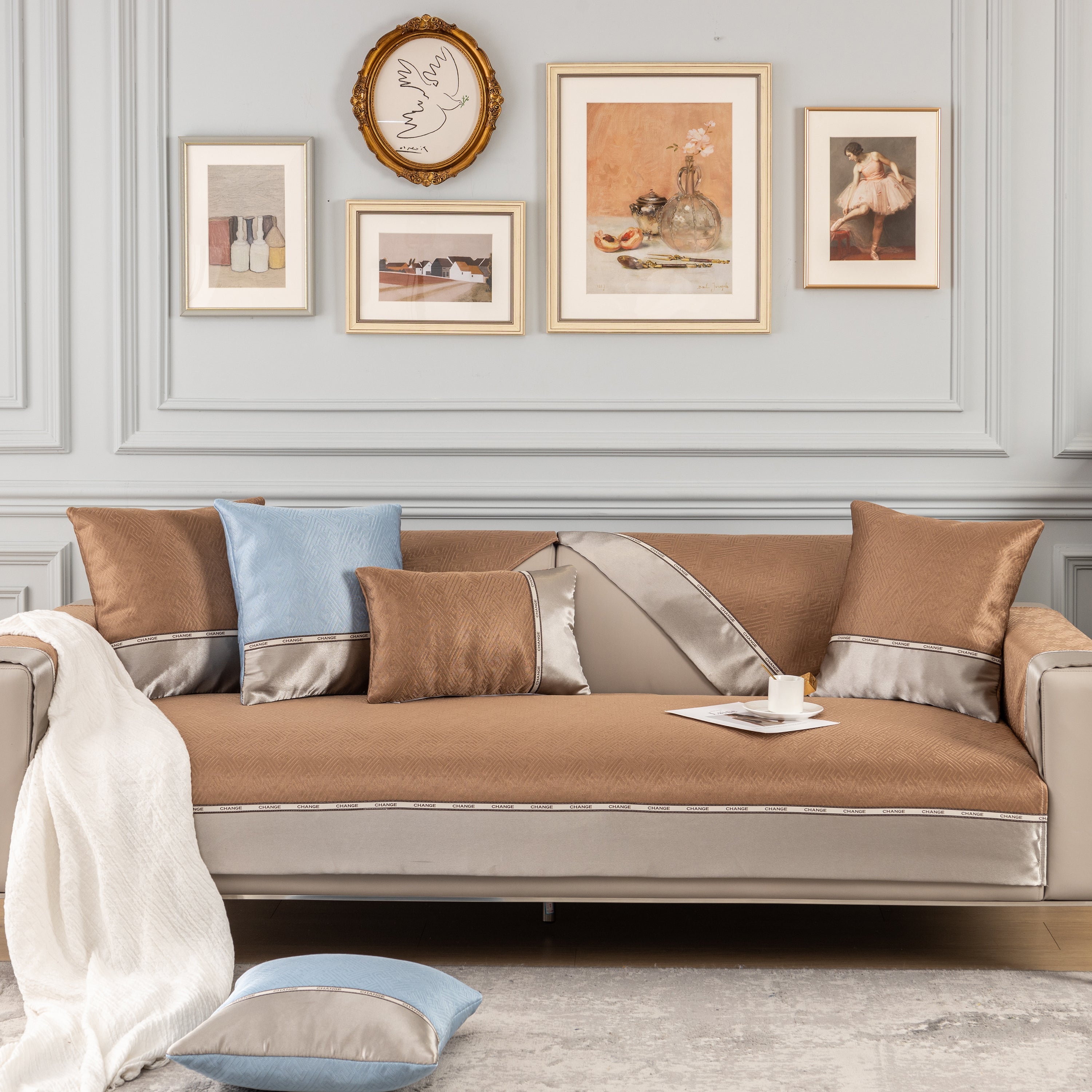 Non-slip Universal Sofa Covers For Sectional Couch And Couch Cushions - Sofa Slipcovers For Dogs And Pets