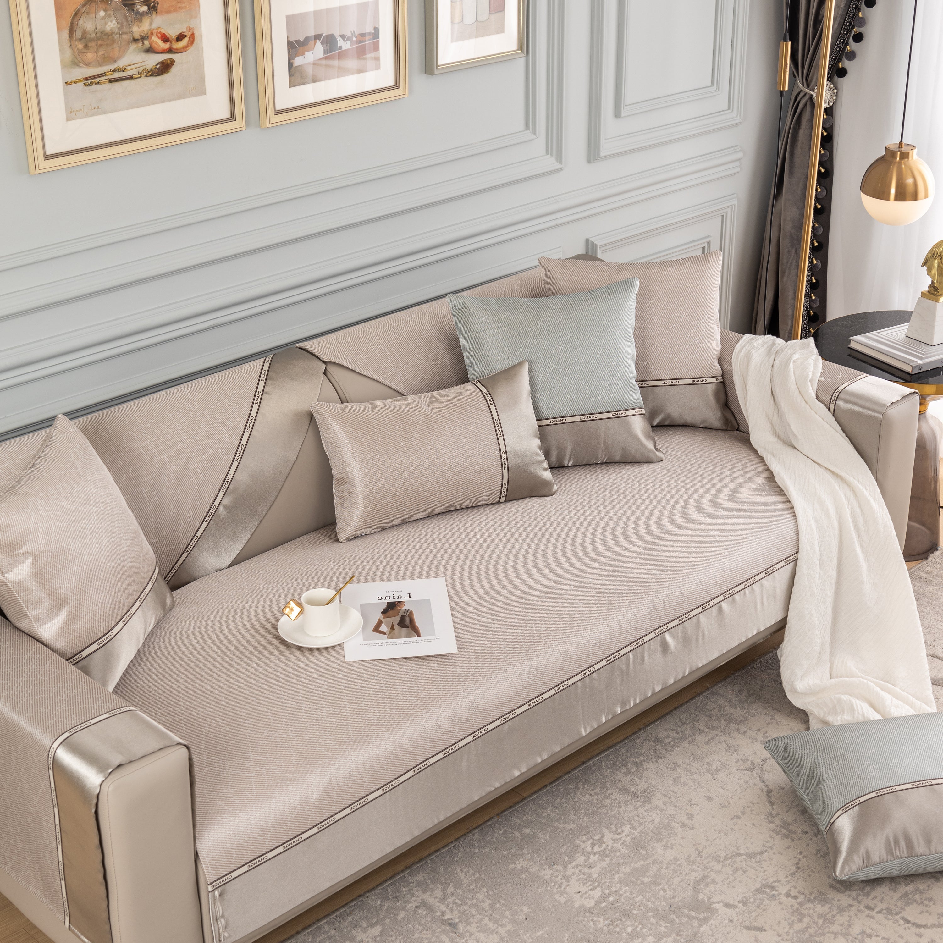 Non-slip Universal Couch Covers For Sectional Sofas & Cushions - Slipcovers For Dogs And Pets