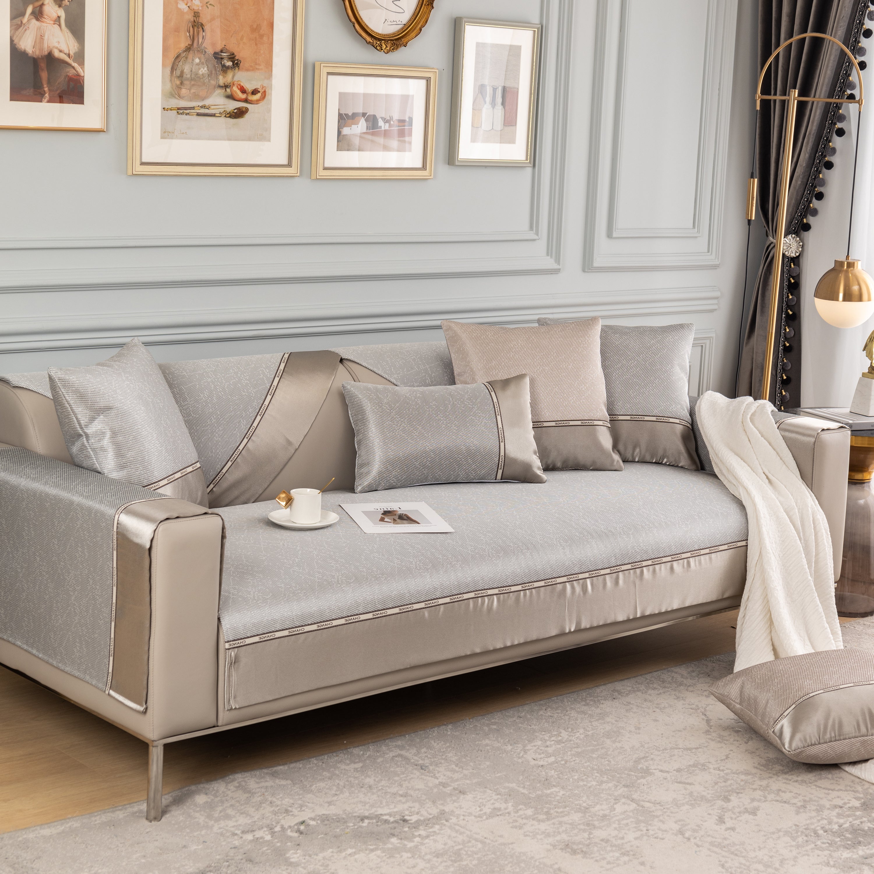 Non-slip Universal Couch Covers For Sectional Sofas & Cushions - Slipcovers For Dogs And Pets