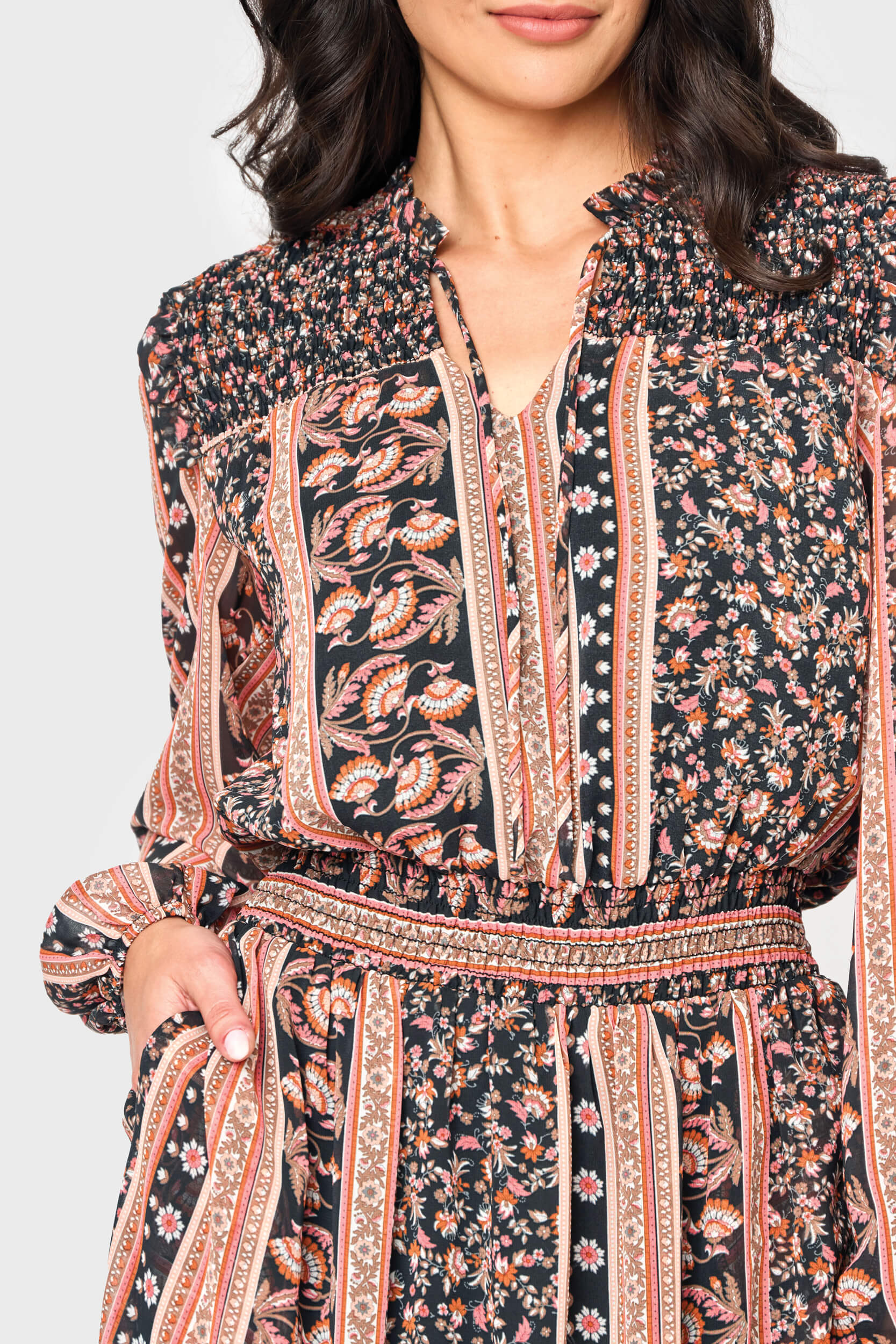 The Leyla Smocked Maxi Dress