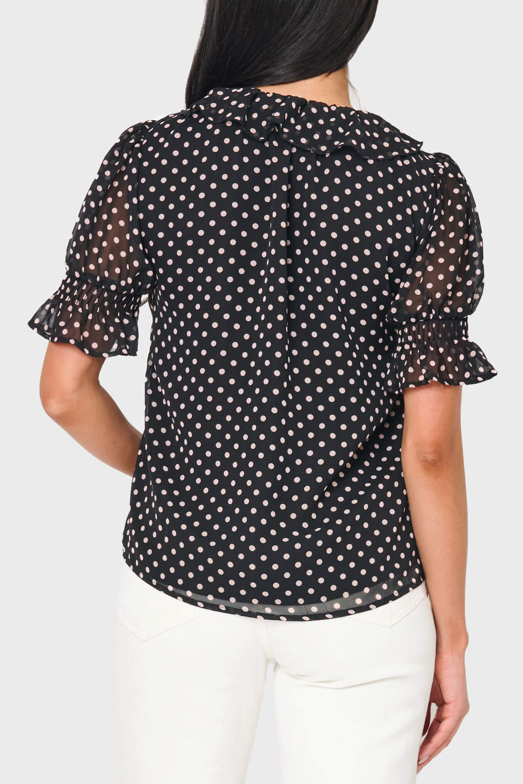 Khloe Ruffle Button Down Blouse