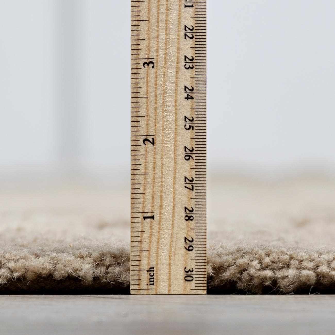 Washable Handmade Wool Rug - Brown - Clearance