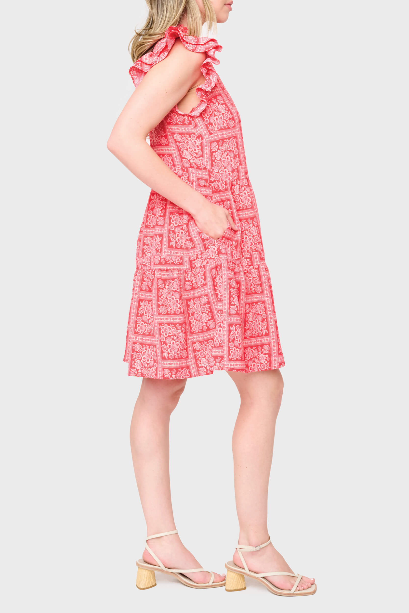 Flutter Sleeve Decked Out Day Dress
