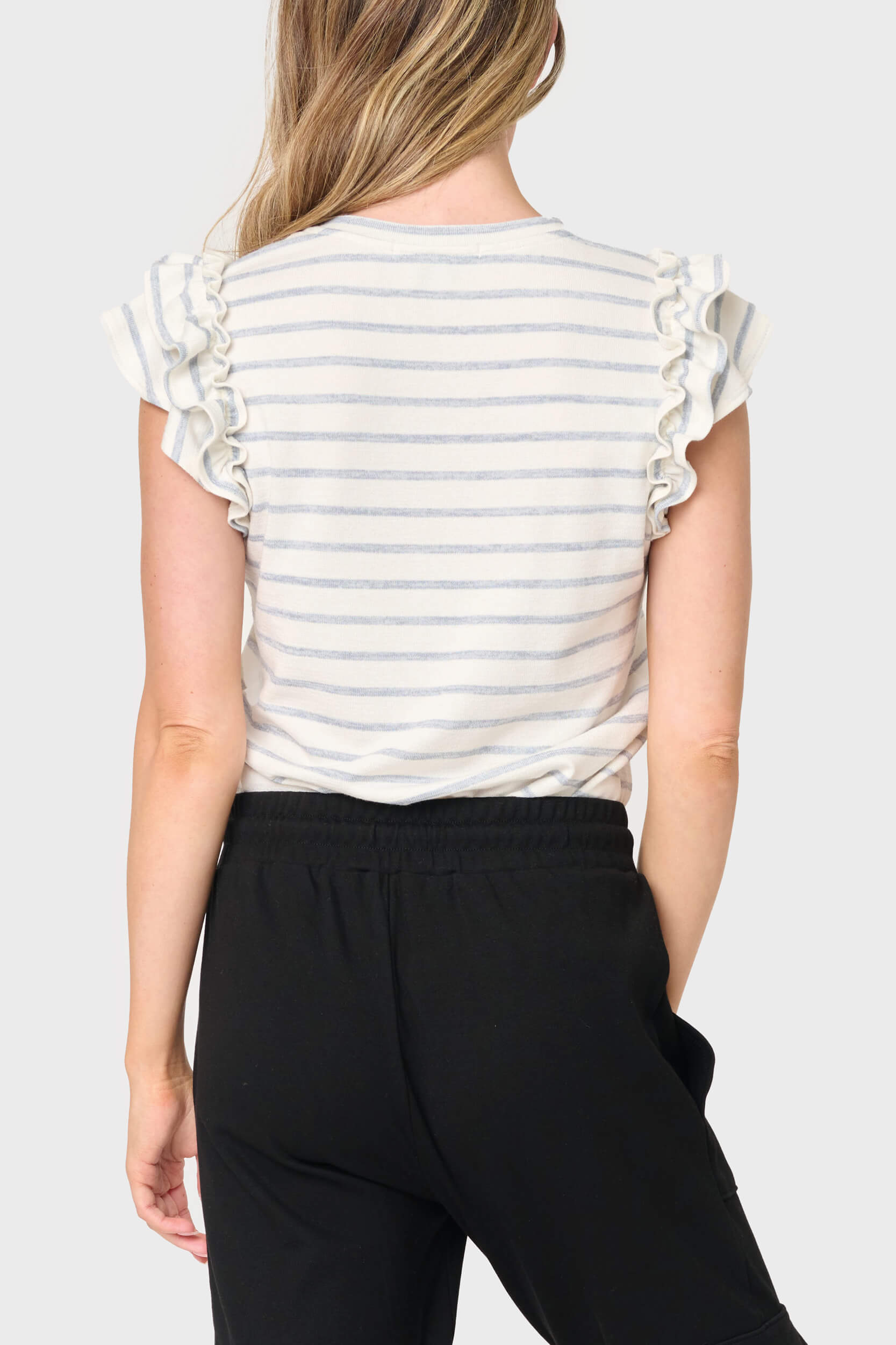 Butterfly Stripe Knit Top
