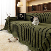 Jacquard Fleece Throw Blanket For Couch Plush Fuzzy Cozy Soft Blankets And Throws For Sofa