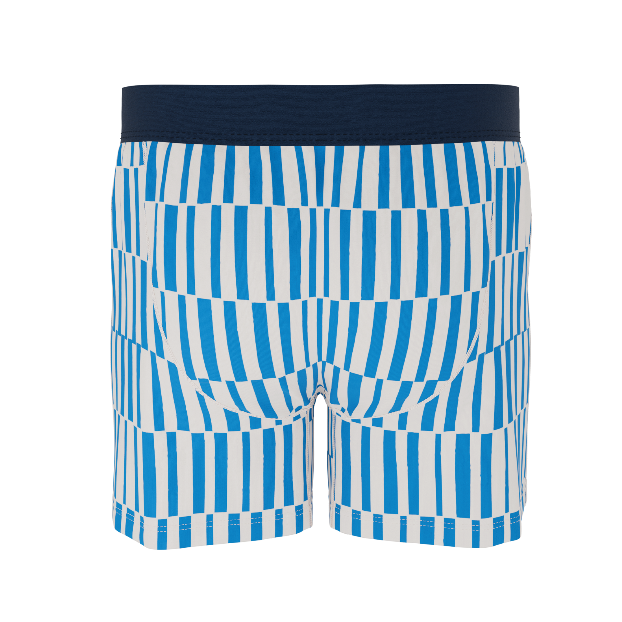 The Hamptons | Blue Mosaic Stripe Boxers
