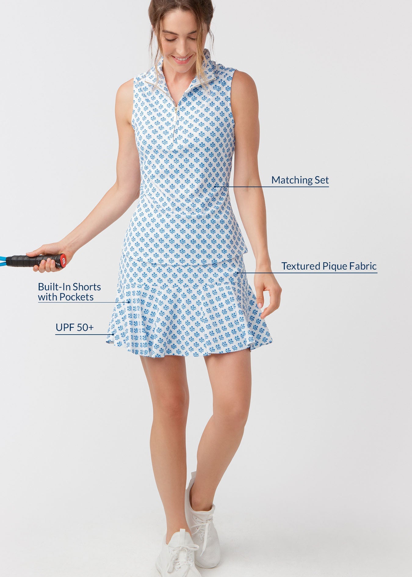 Harbor 15" Flounce Skort