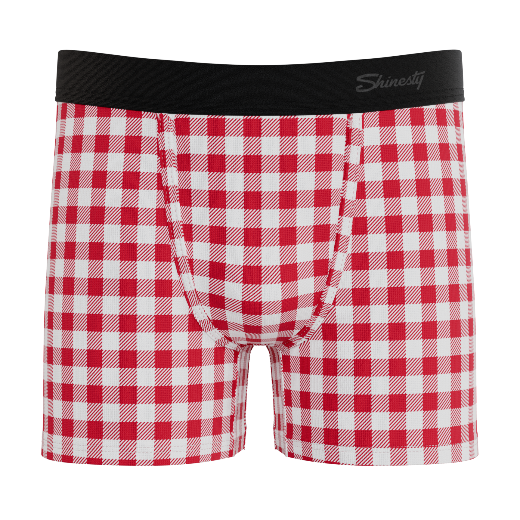 The Hot Diggity | Red Gingham Boy's Boxer Briefs
