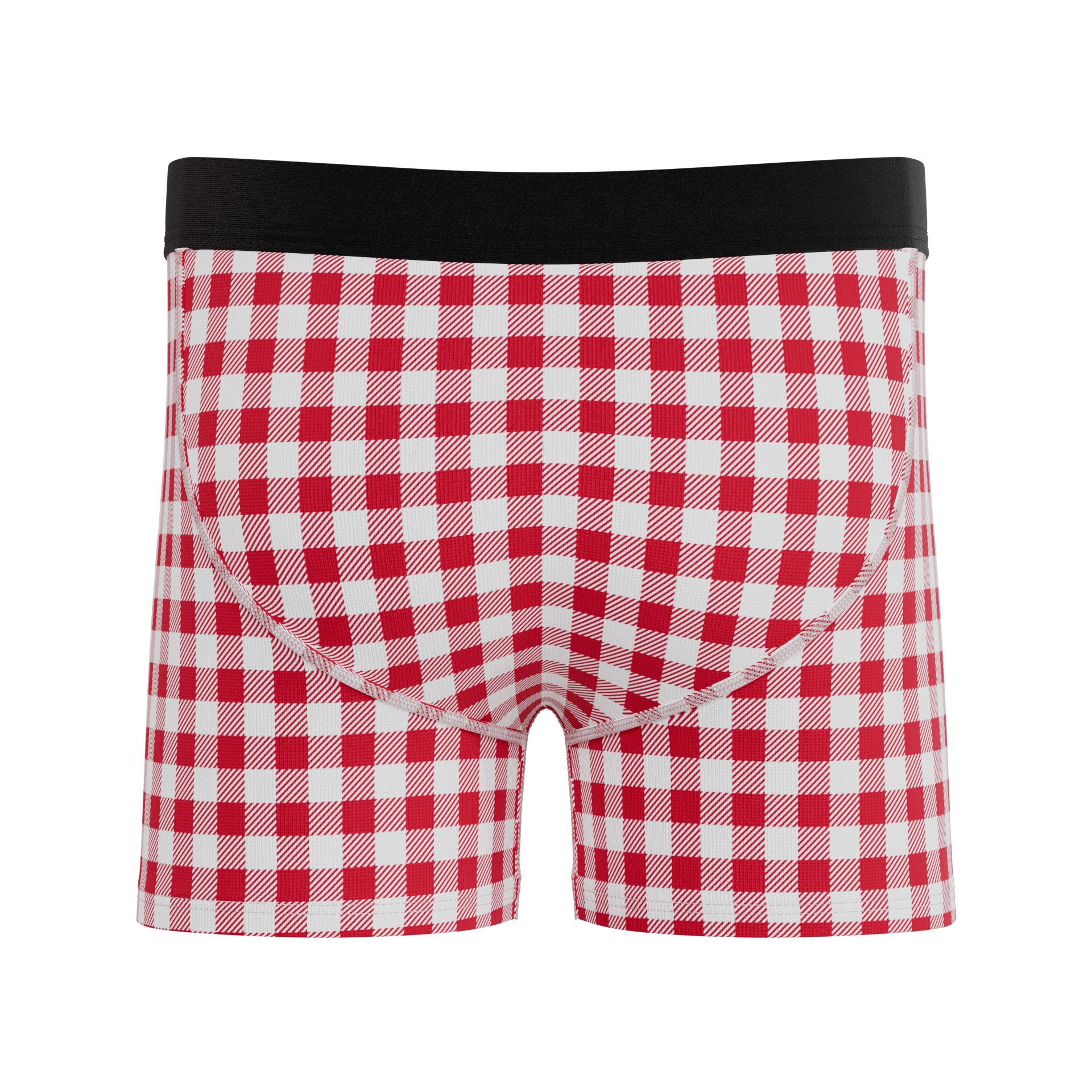 The Hot Diggity | Red Gingham Boy's Boxer Briefs