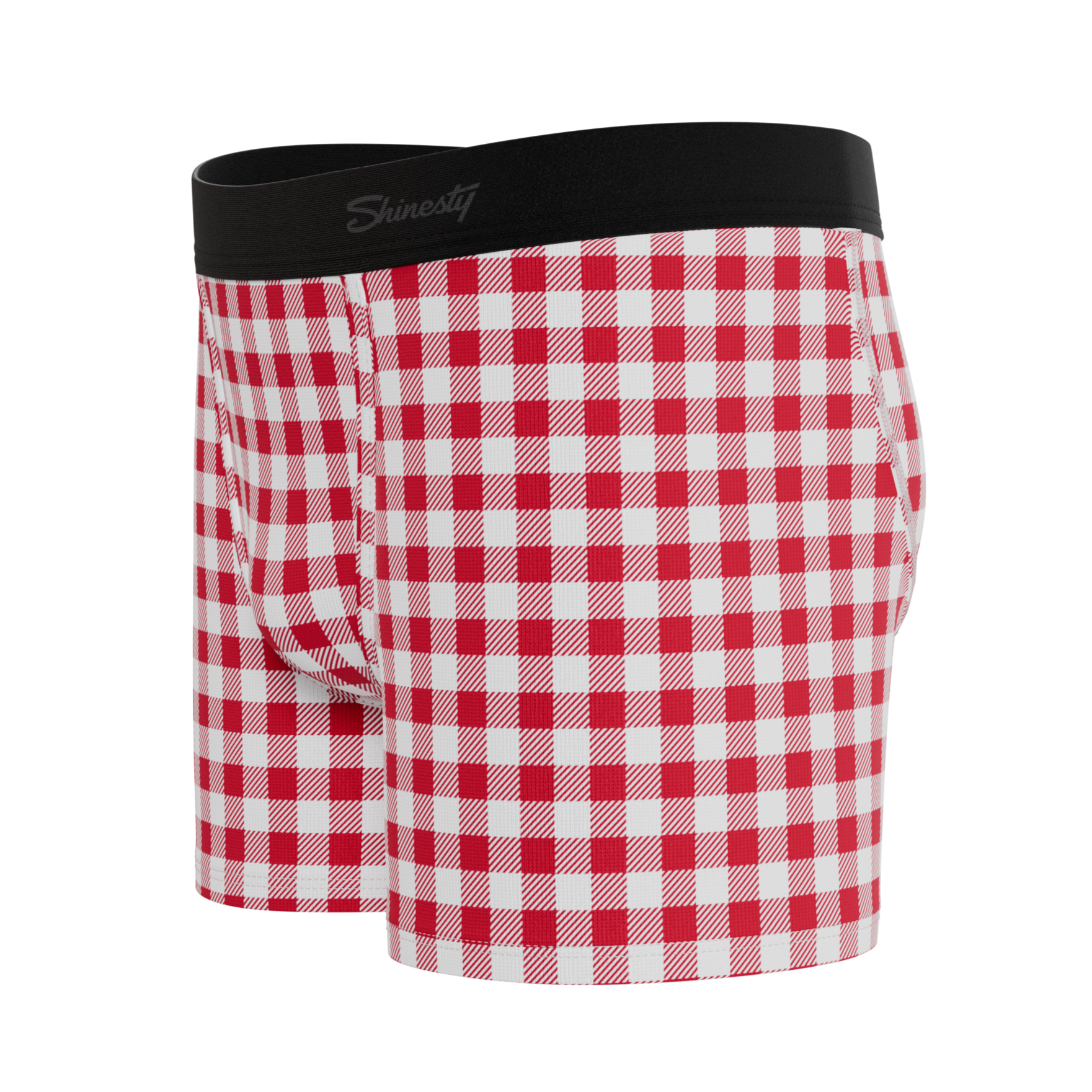 The Hot Diggity | Red Gingham Boy's Boxer Briefs