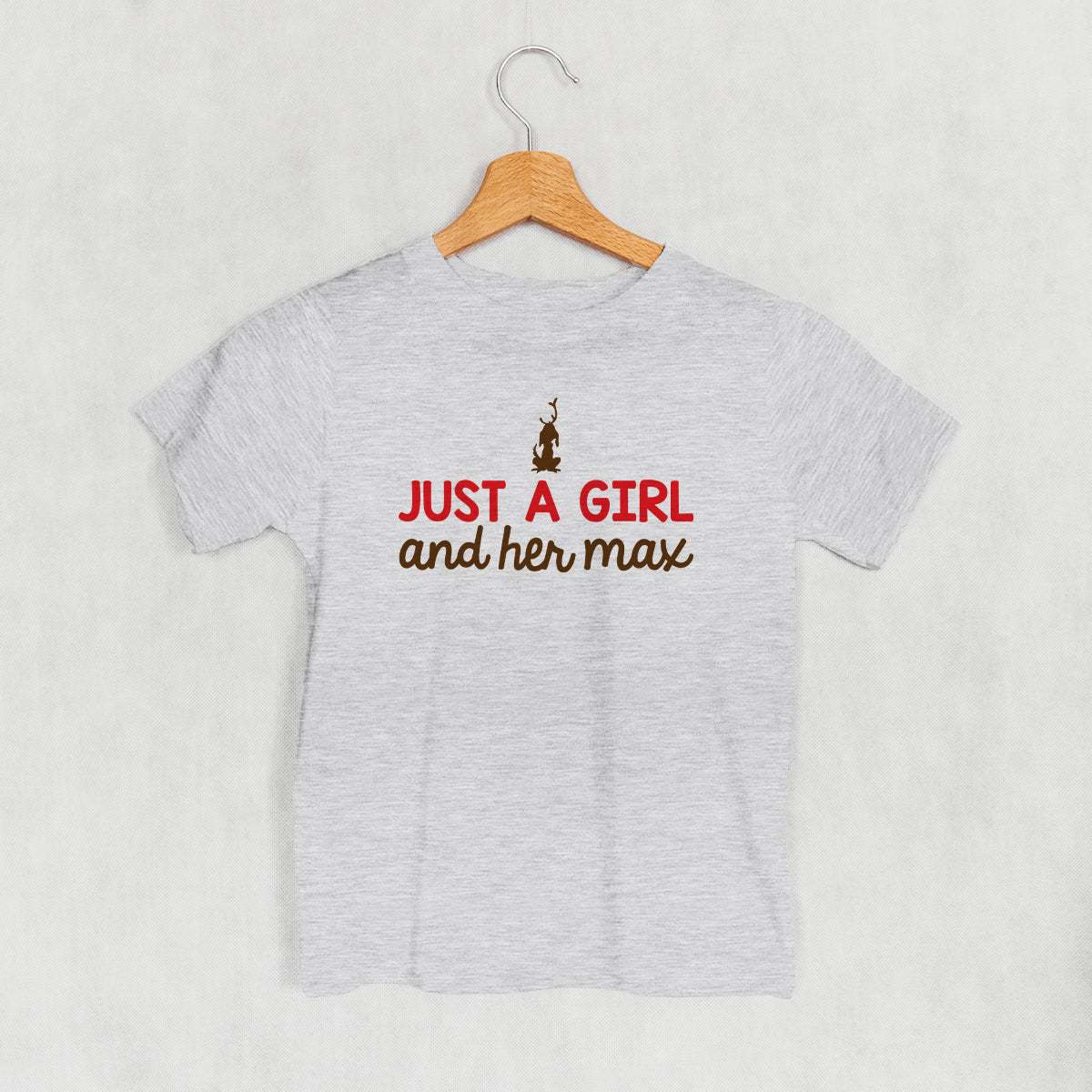 Kids Just A Girl and Her Max T-shirt or Sweatshirt