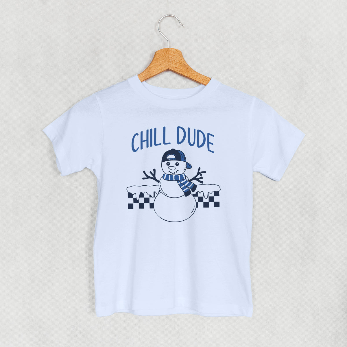 Kids Chill Dude Snowman Doodle T-Shirt or Sweatshirt