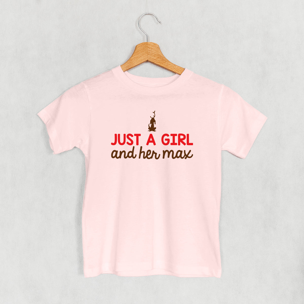 Kids Just A Girl and Her Max T-shirt or Sweatshirt