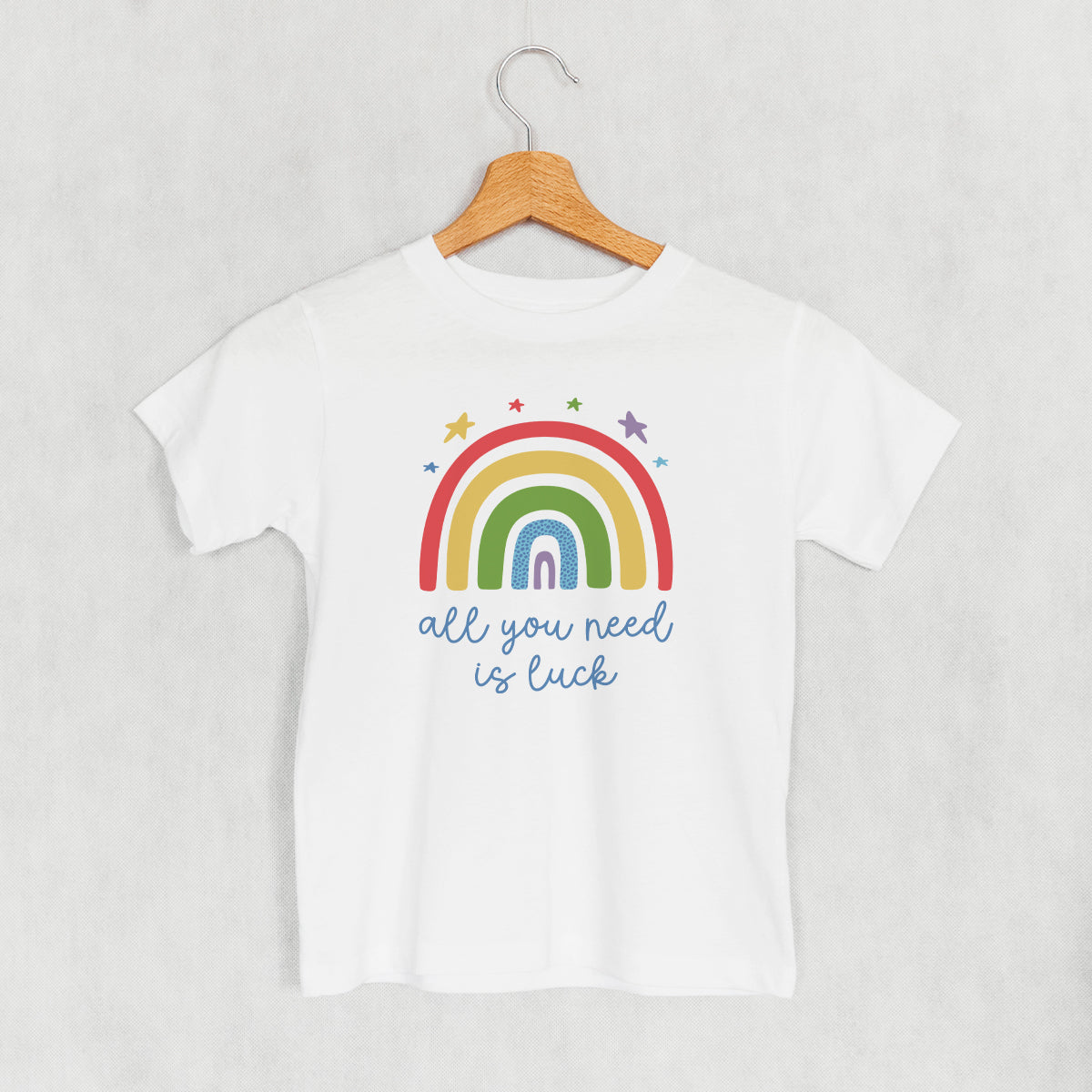 Kids All You Need Is Luck Rainbow T-Shirt or Sweatshirt