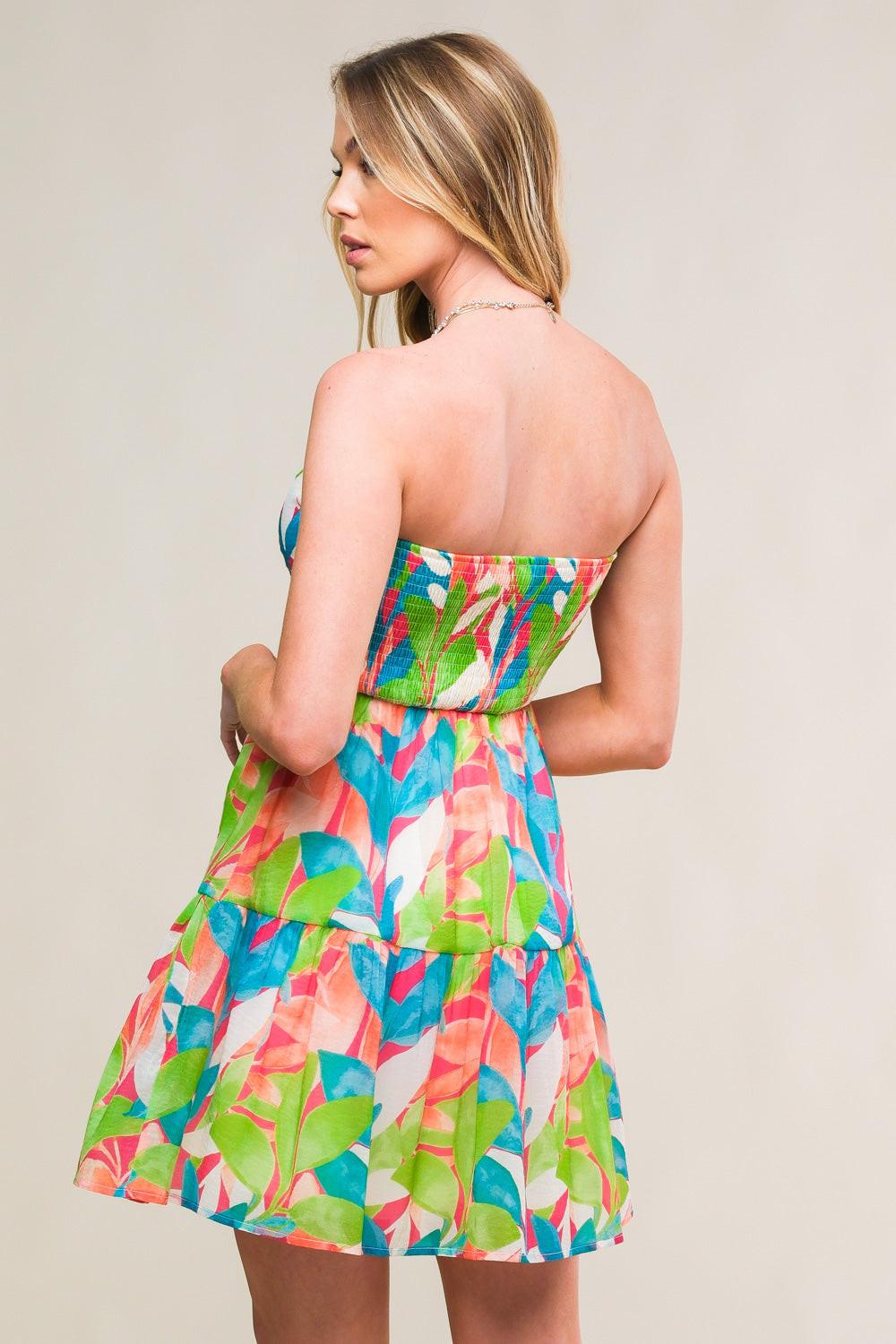 Pristine Presence Woven Mini Dress