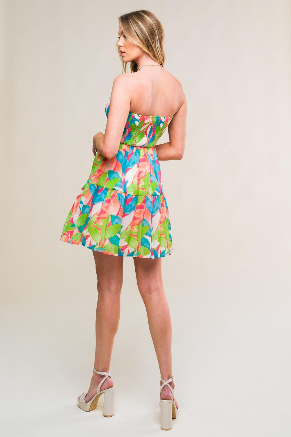 Pristine Presence Woven Mini Dress