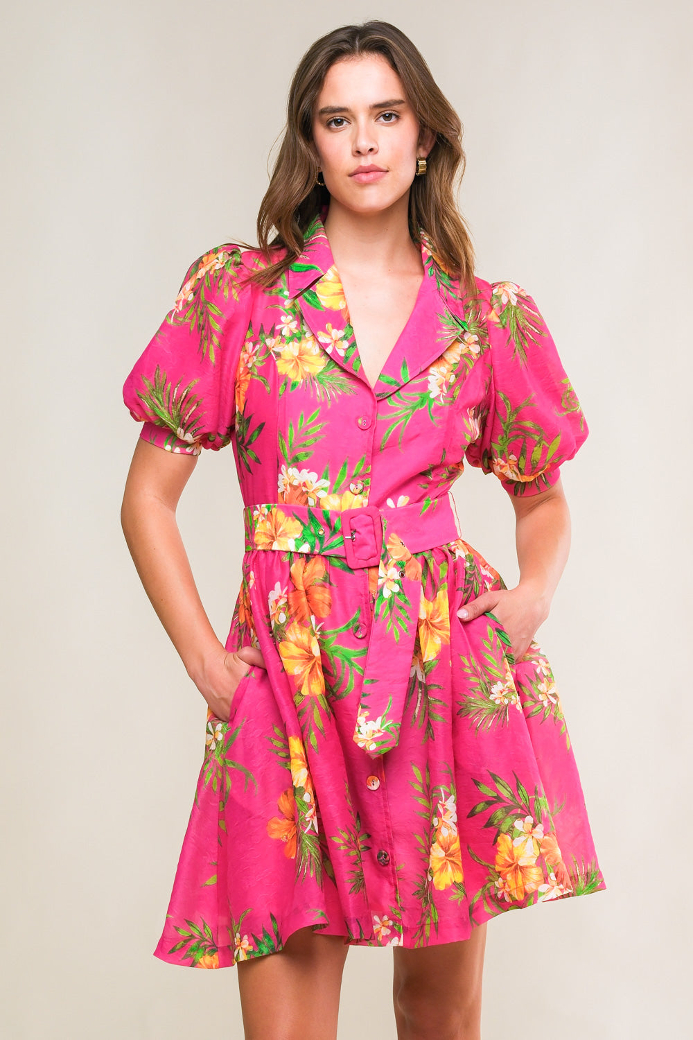 Remarkable Entrance Woven Mini Dress