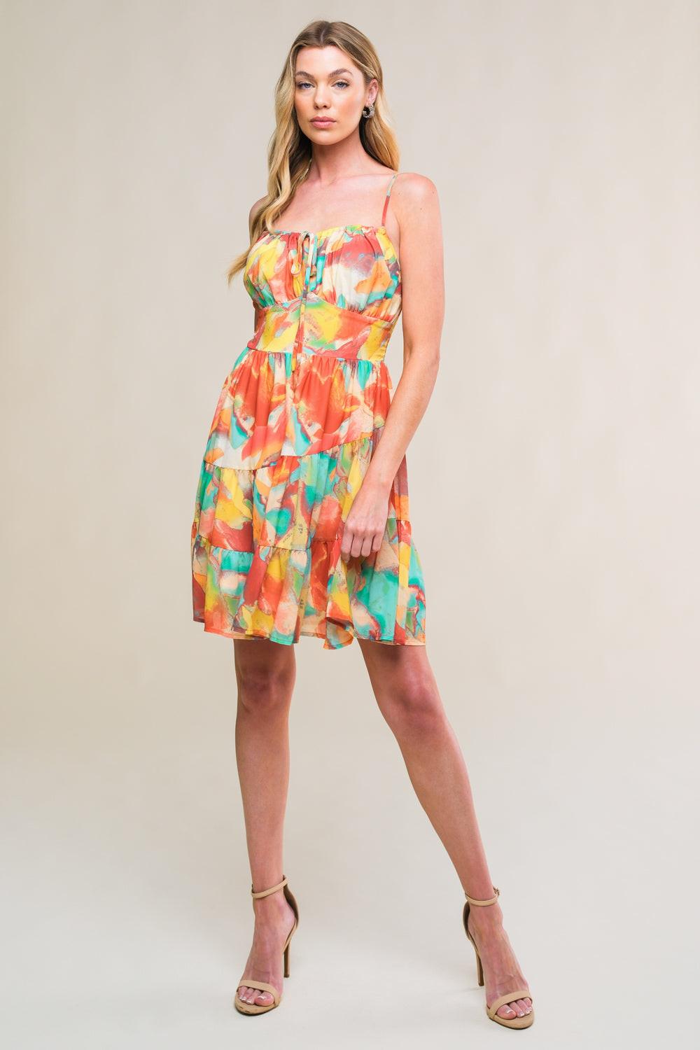 Majestic Energy Woven Mini Dress
