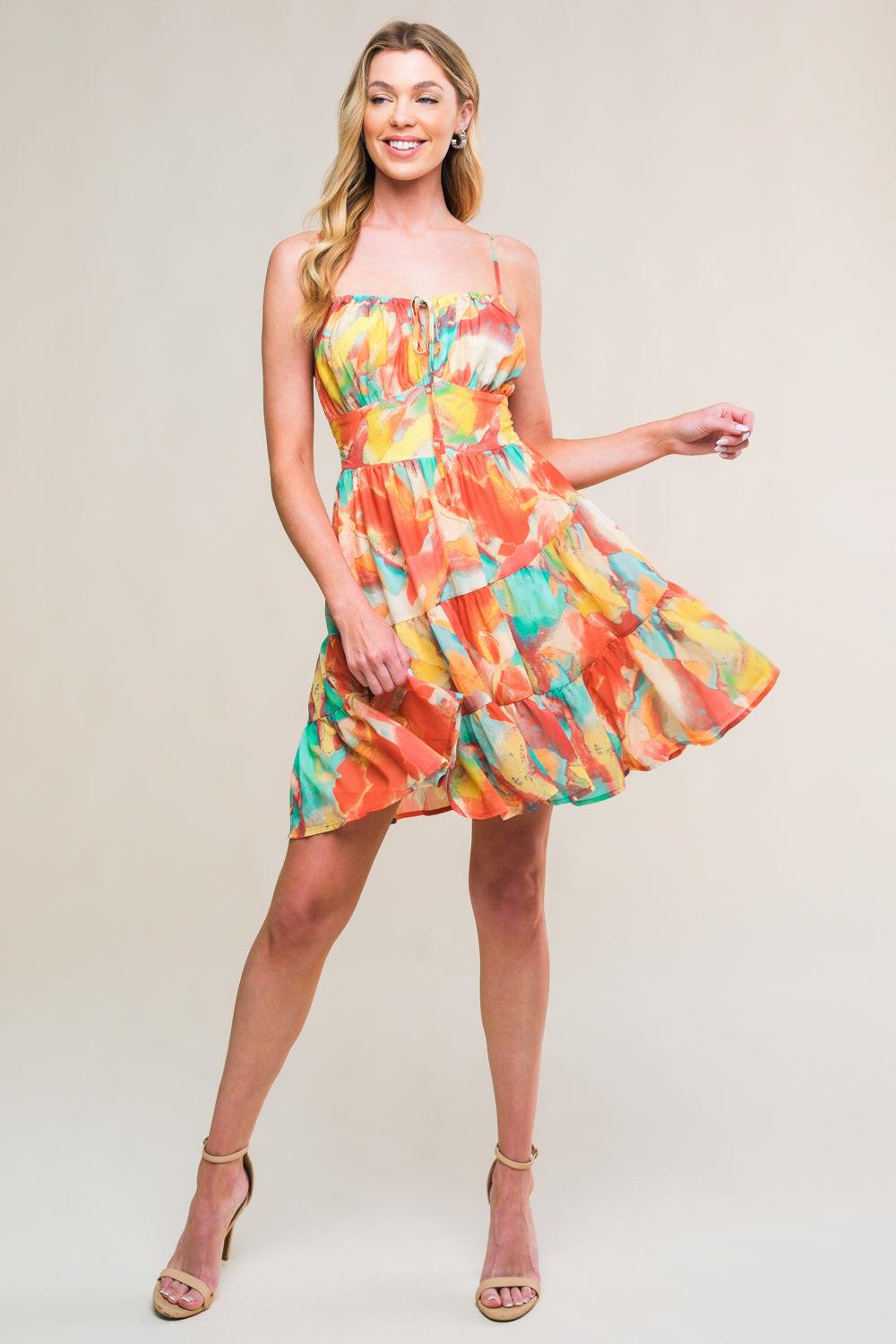 Majestic Energy Woven Mini Dress