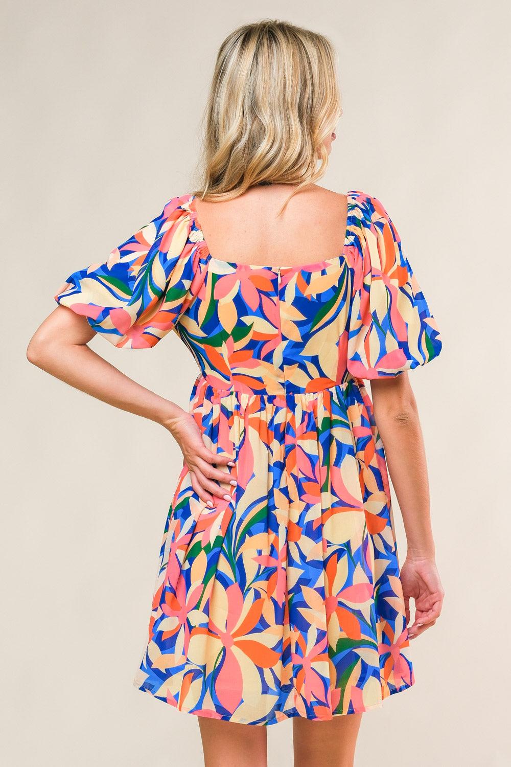 State Of Bliss Woven Mini Dress