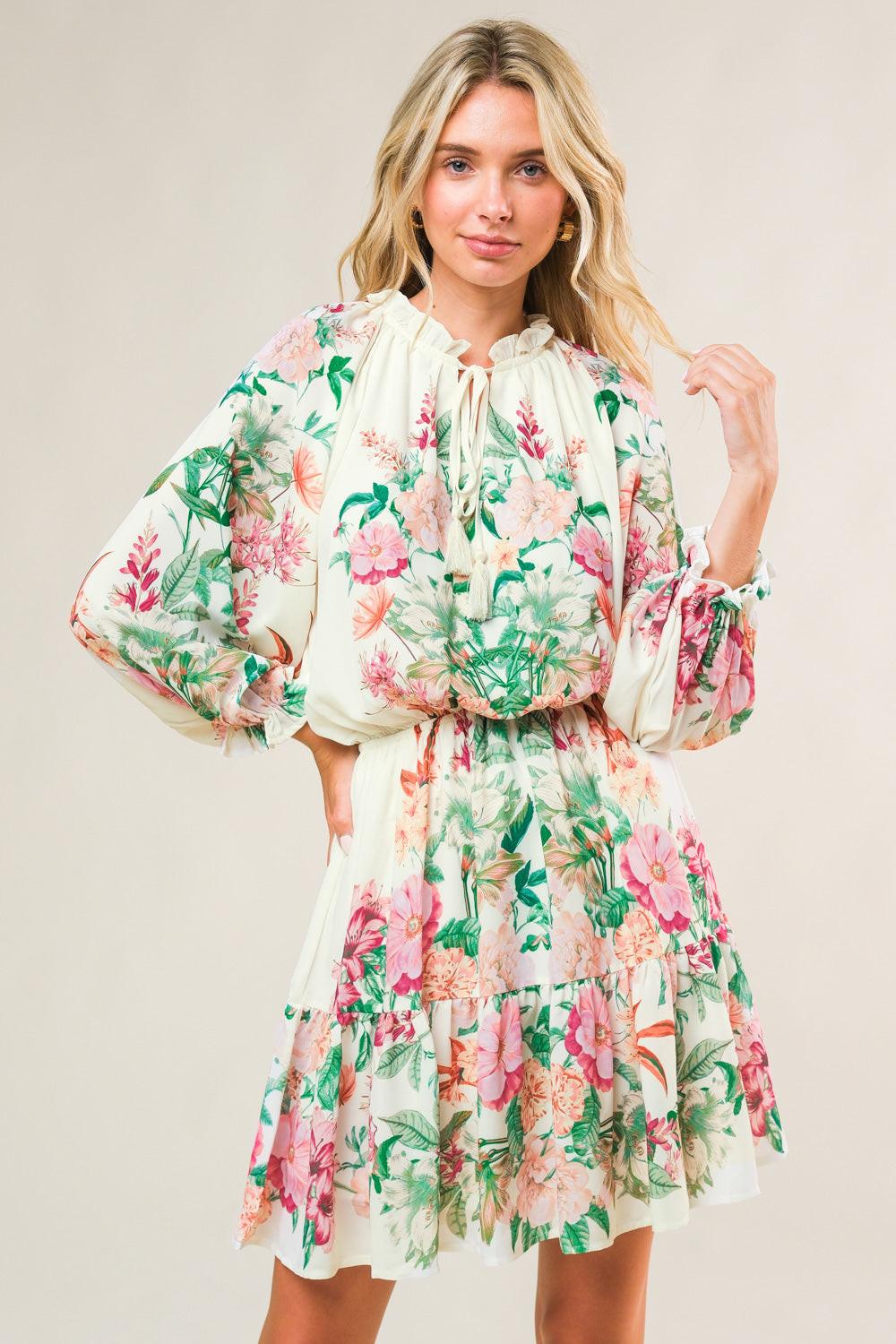 Happiest Here Woven Mini Dress