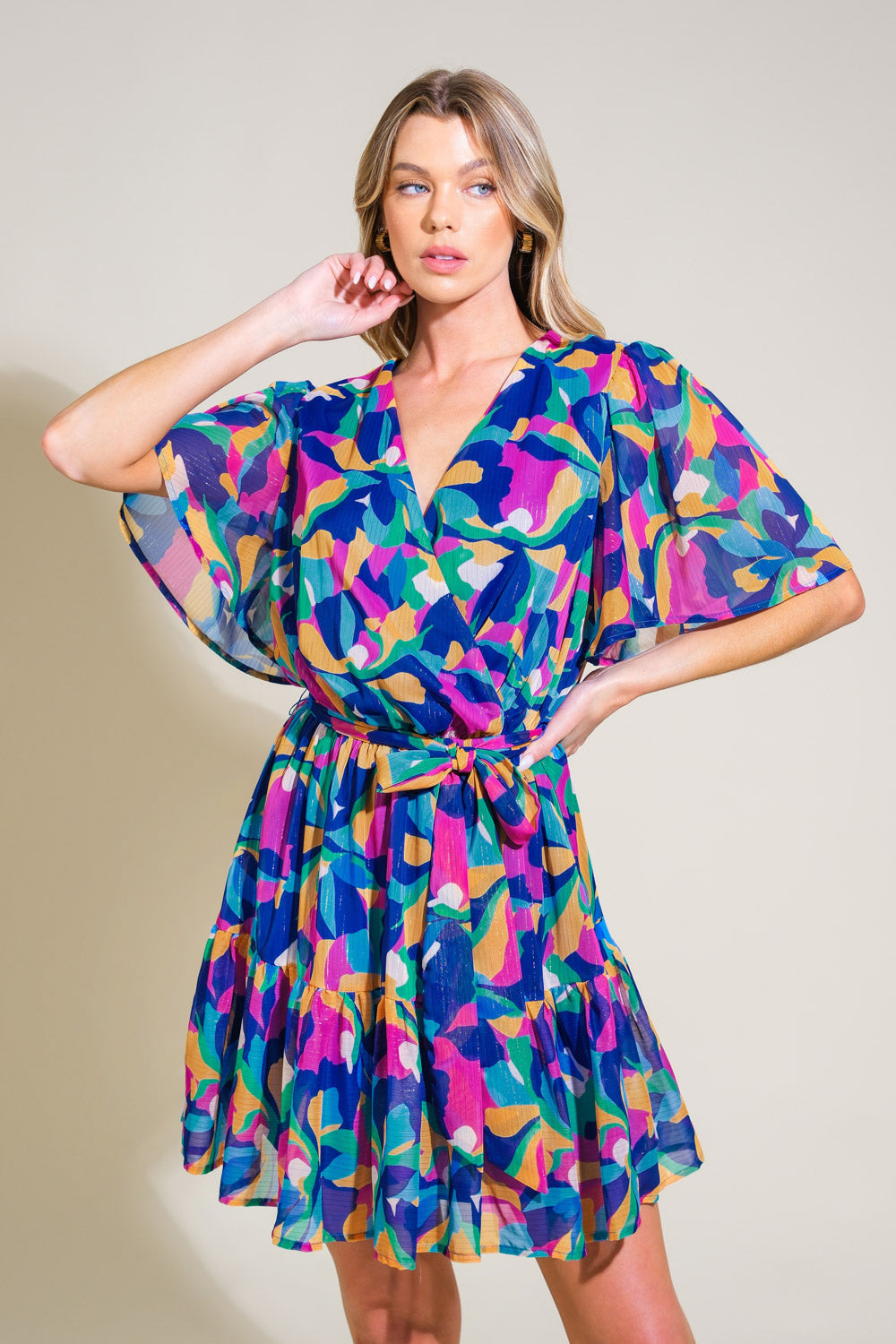 Think Of Me Woven Mini Dress