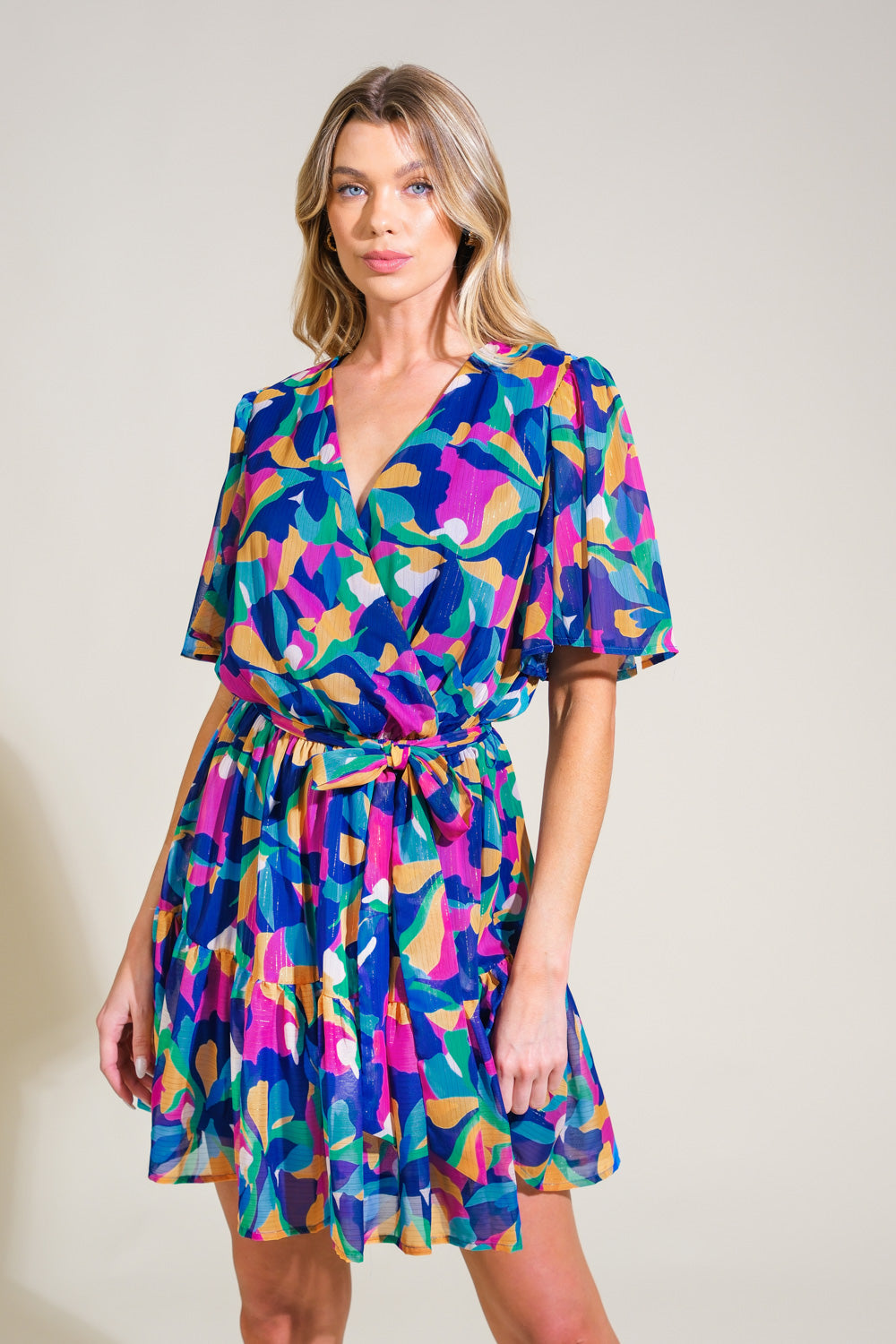 Think Of Me Woven Mini Dress