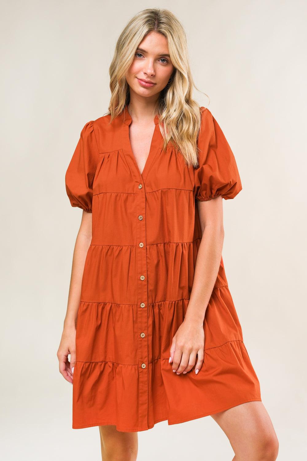 Miss American Pie Woven Mini Dress