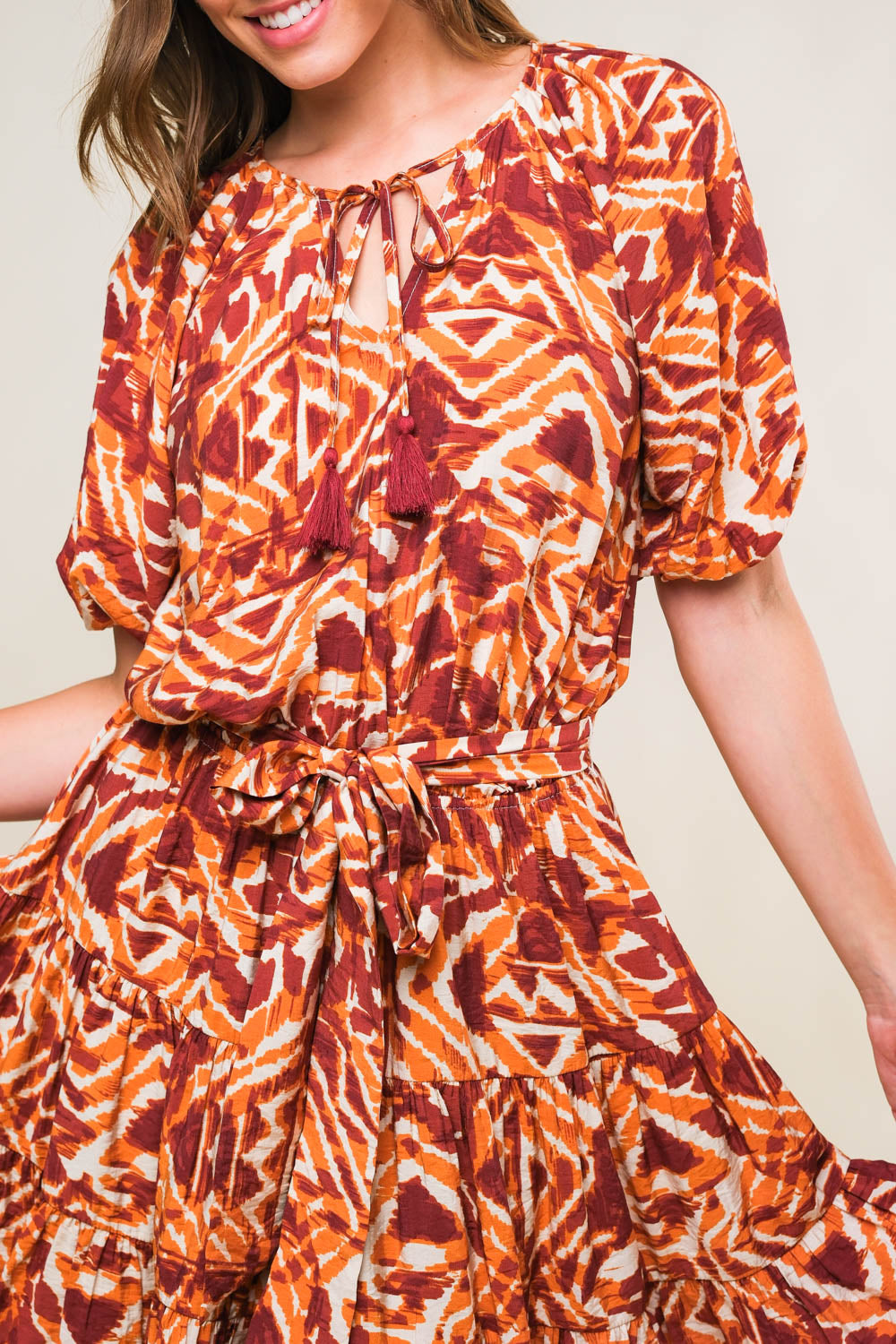 Flora Harmony Woven Mini Dress