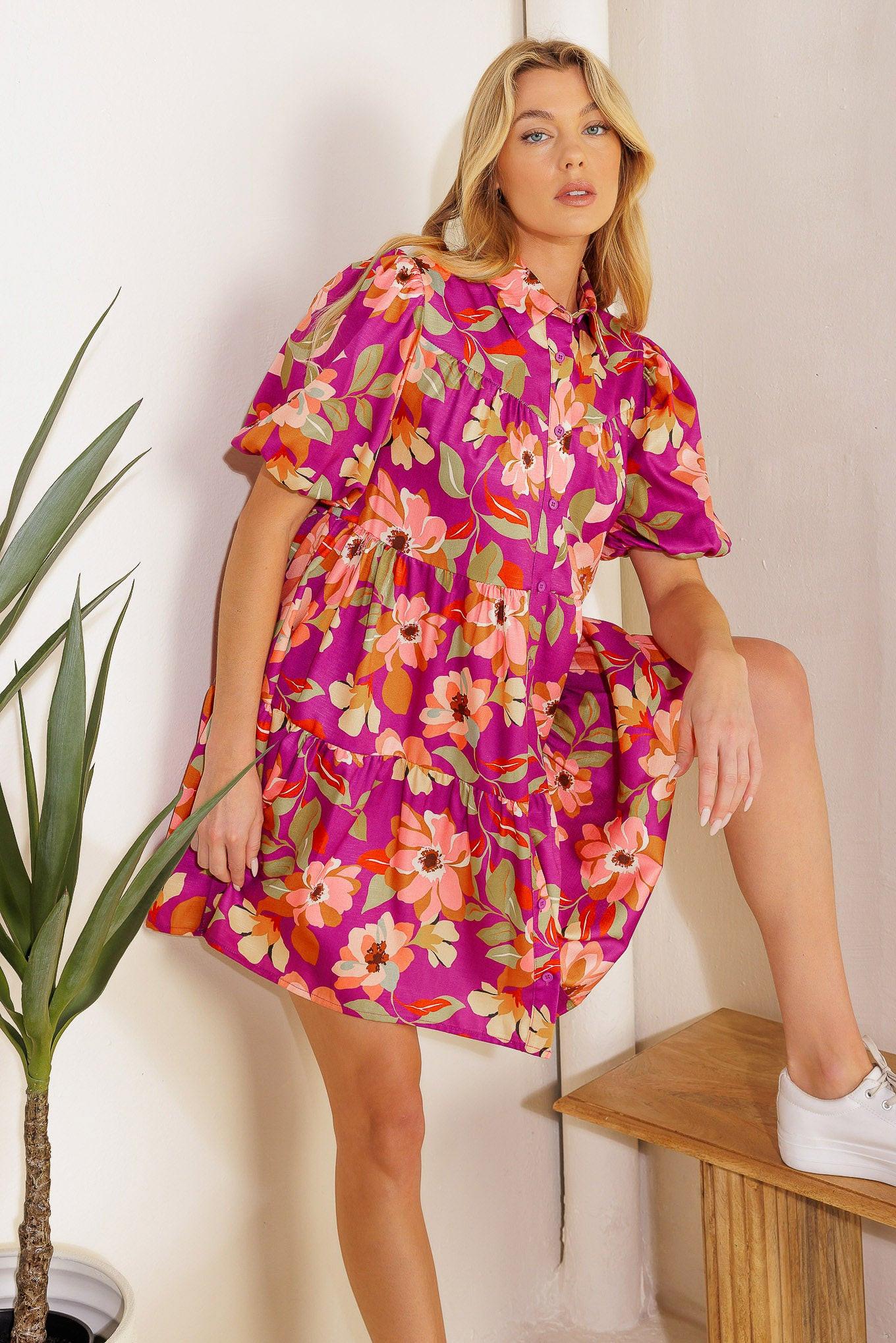 Conceptually Chic Woven Mini Dress