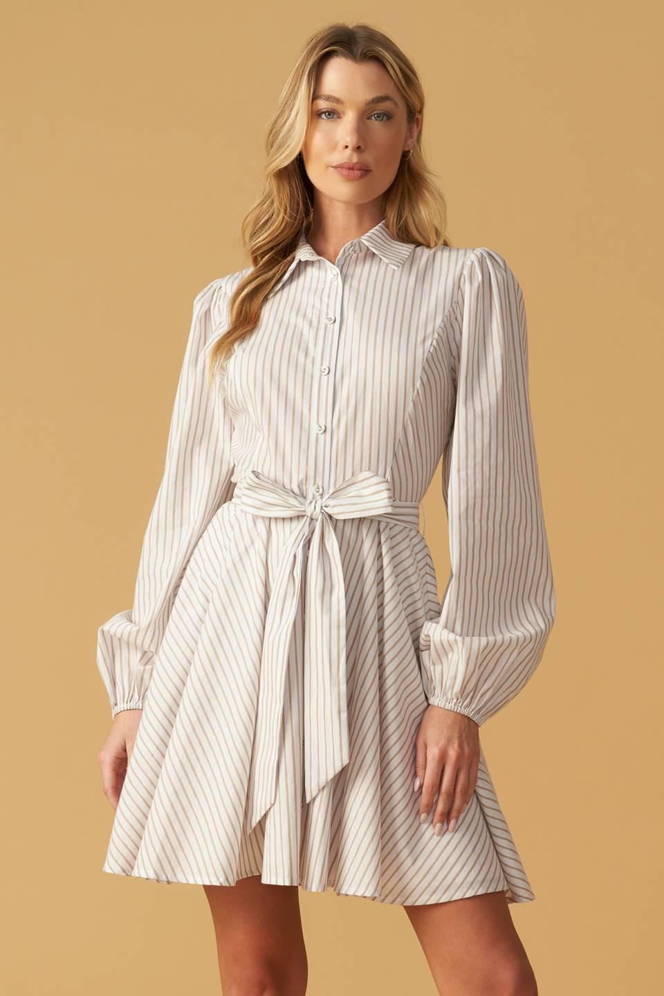 Beauty & Style Woven Mini Dress