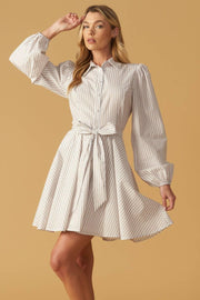 Beauty & Style Woven Mini Dress