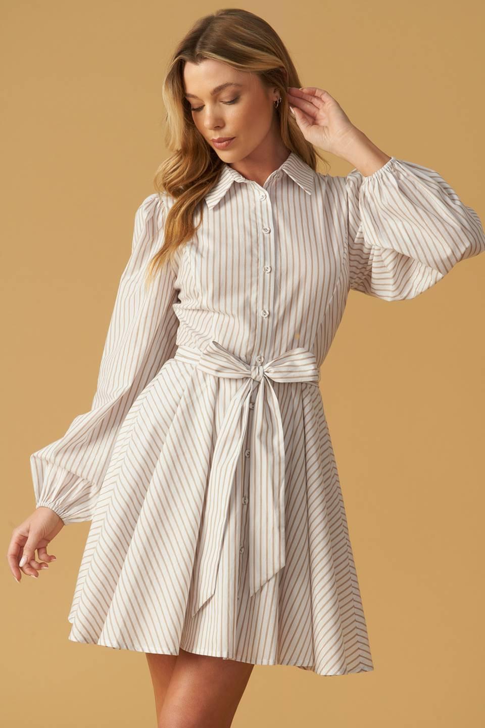Beauty & Style Woven Mini Dress