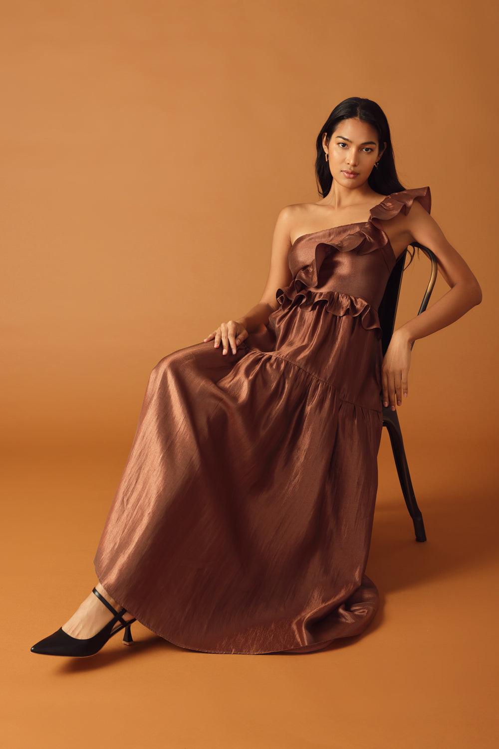 Find The Answer Woven Maxi Dress