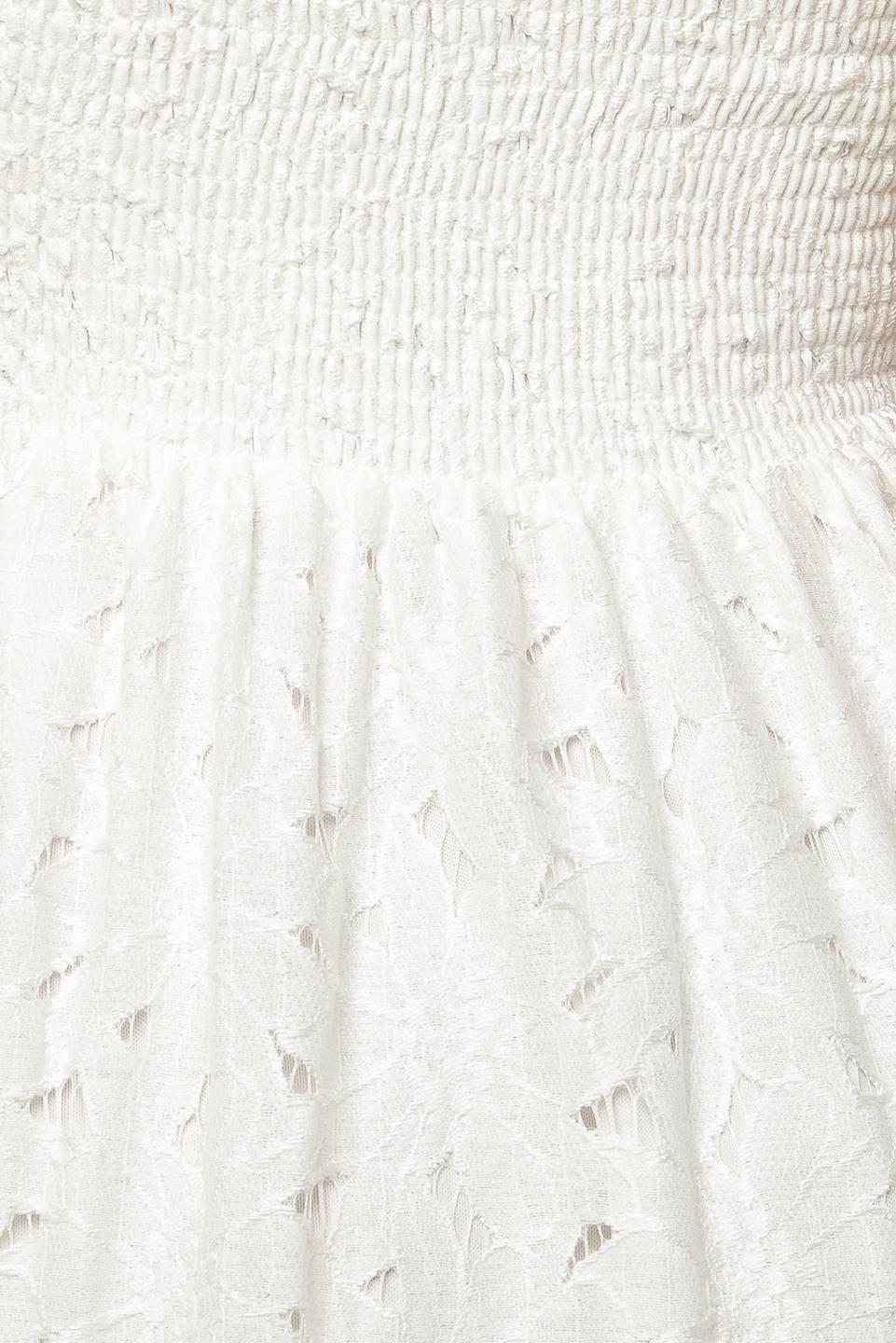 Wishing Well White Woven Lace Maxi Dress