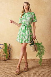 Mysteries Of The Night Woven Mini Dress