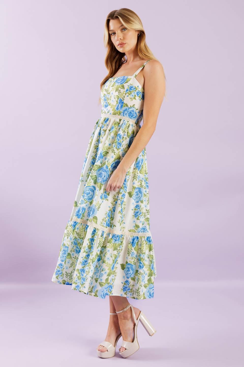 Match My Energy Woven Midi Dress