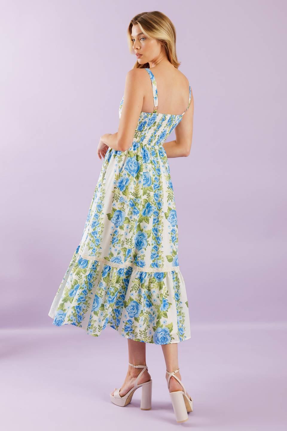 Match My Energy Woven Midi Dress