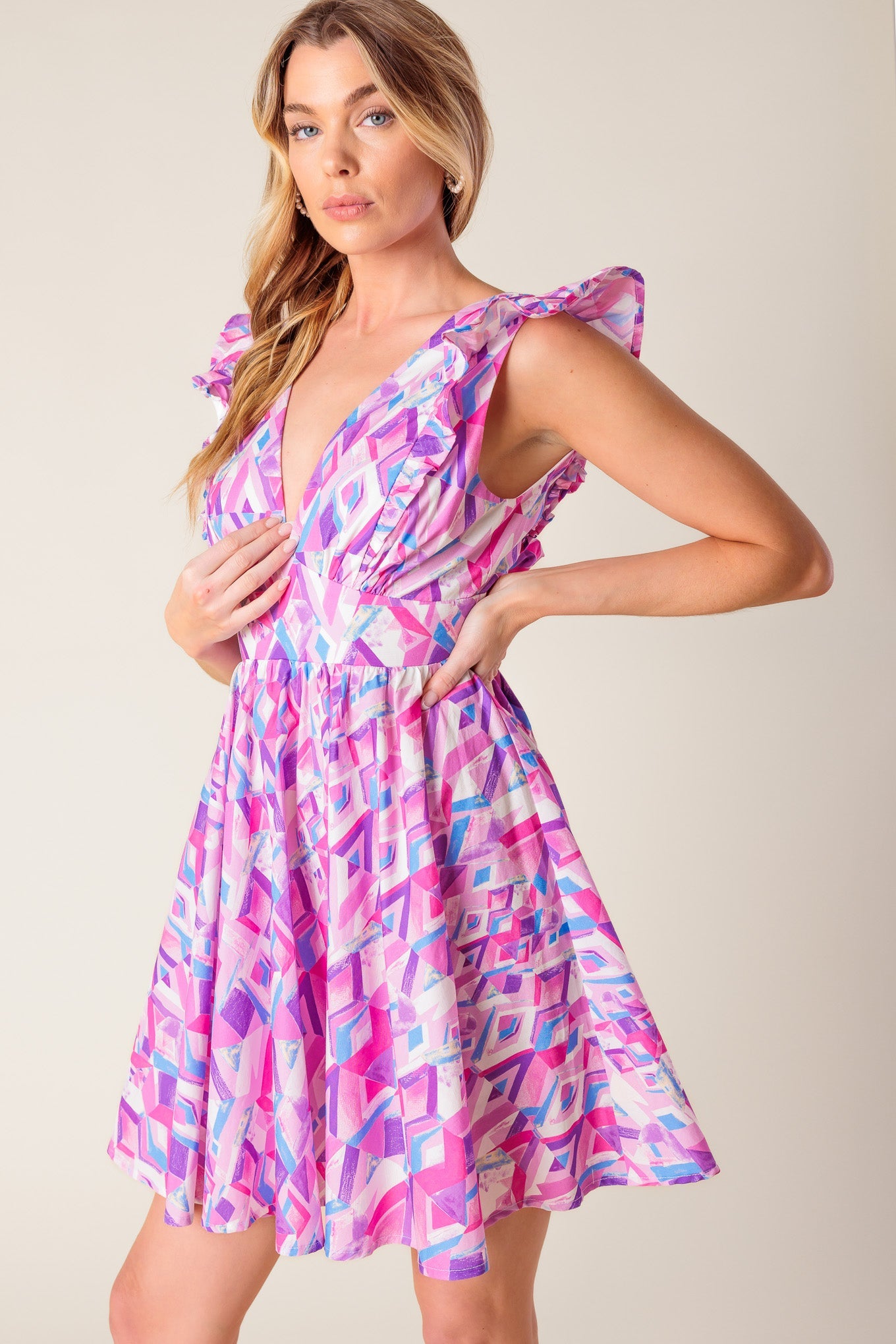 Better Without You Woven Mini Dress