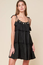 Through The Arbor Woven Mini Dress