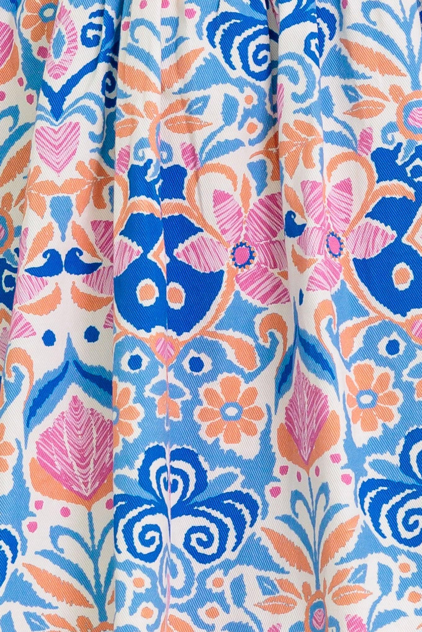 Summer Bloom Woven Mini Dress