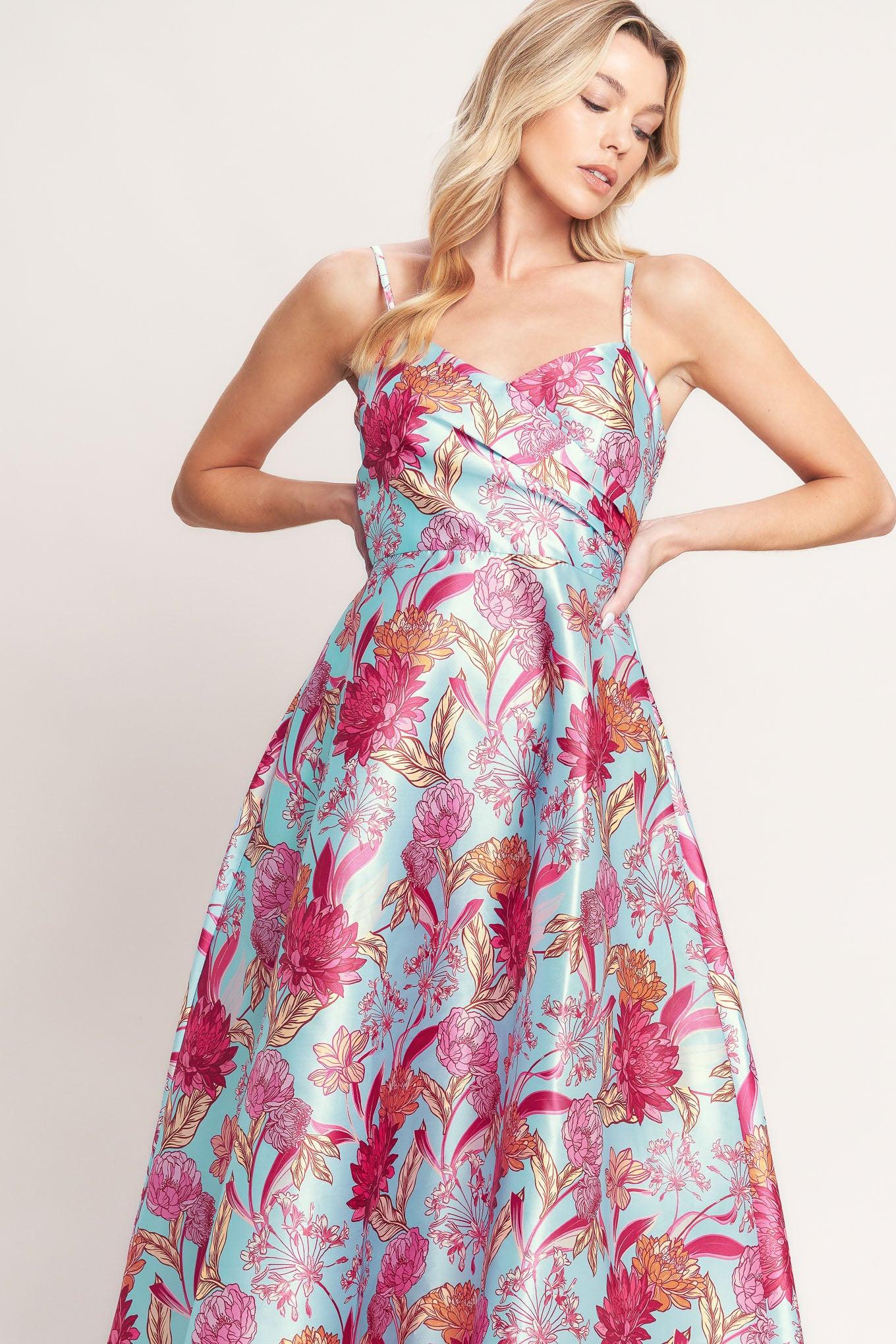 Elevated Garden Woven Midi Dress – Stein Mart