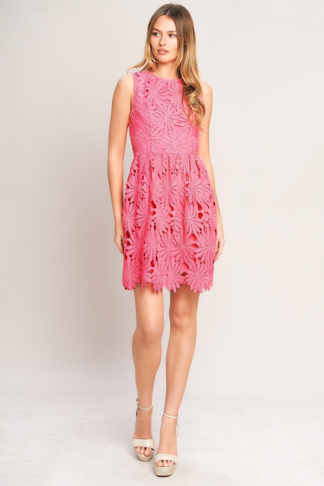 Rose Petal Charm Mini Dress