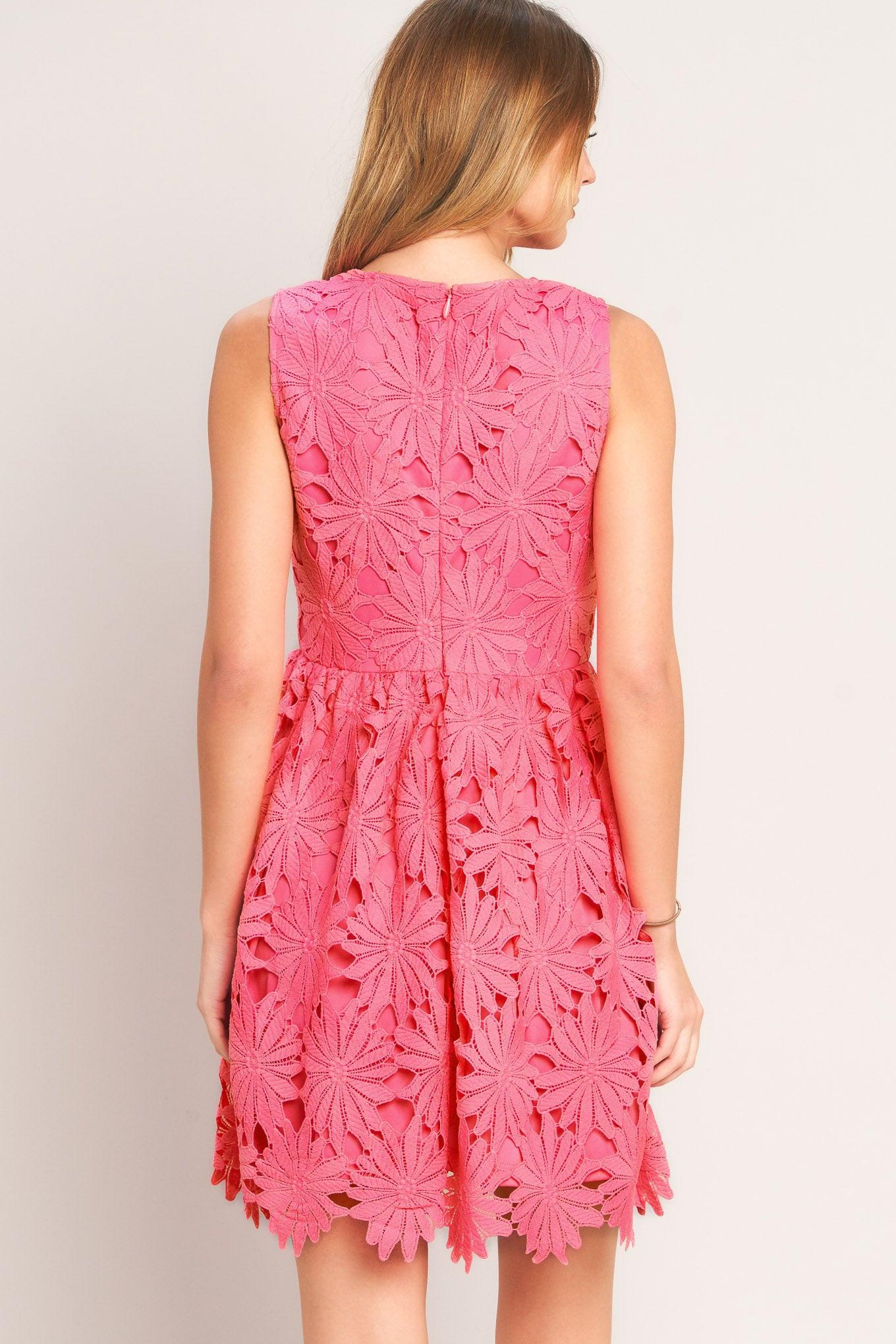 Rose Petal Charm Mini Dress