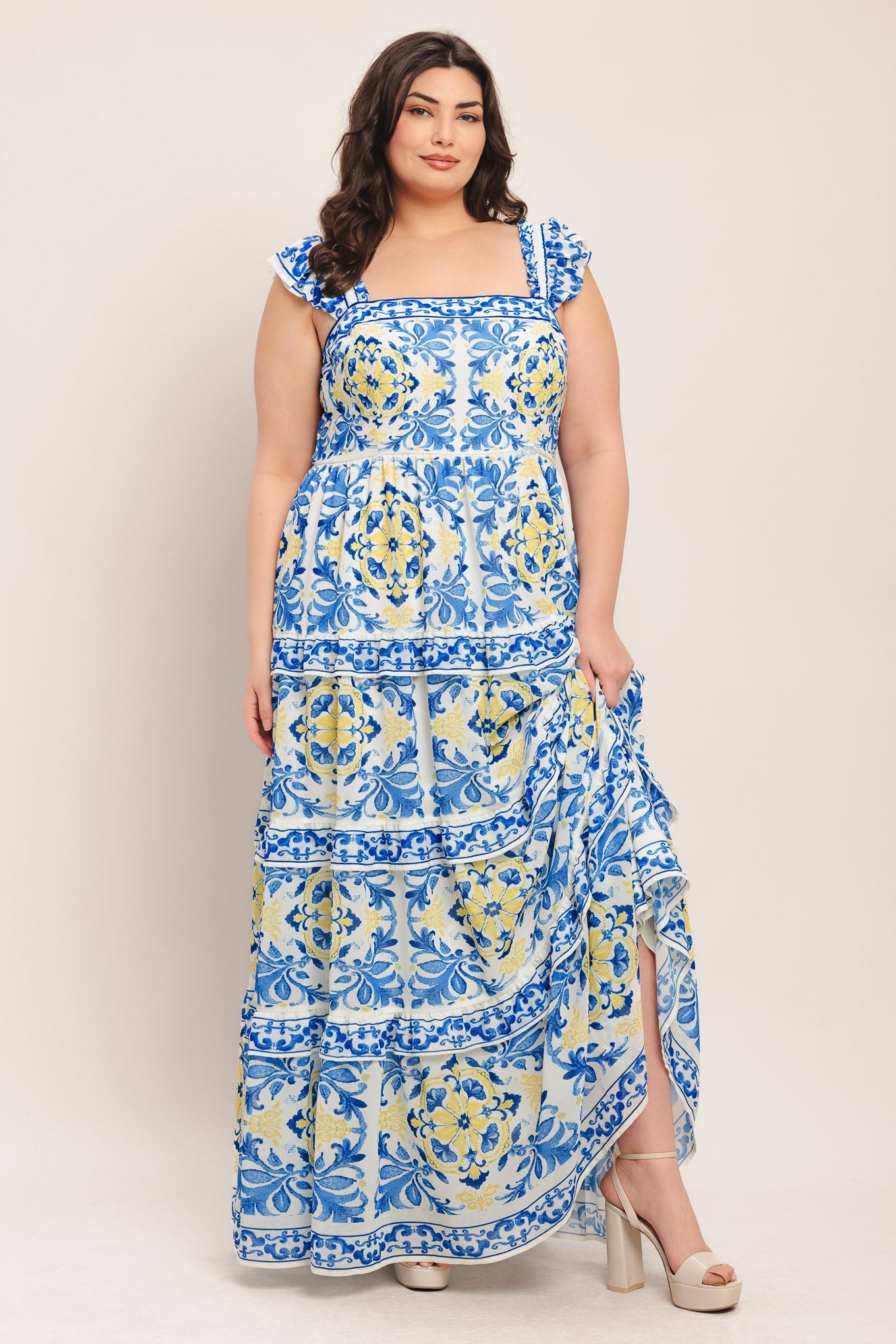 Salty Air Sweetheart Woven Maxi Dress | Includes Plus Size