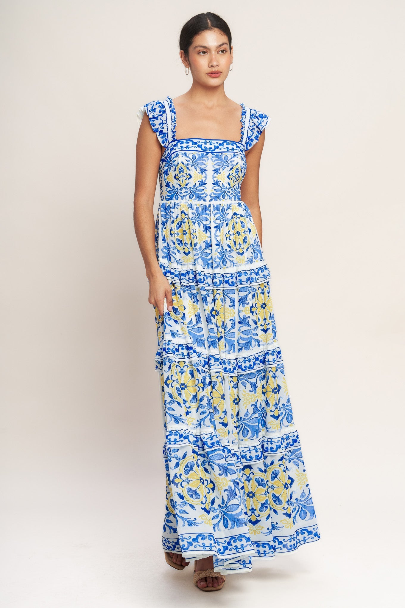 Salty Air Sweetheart Woven Maxi Dress | Includes Plus Size