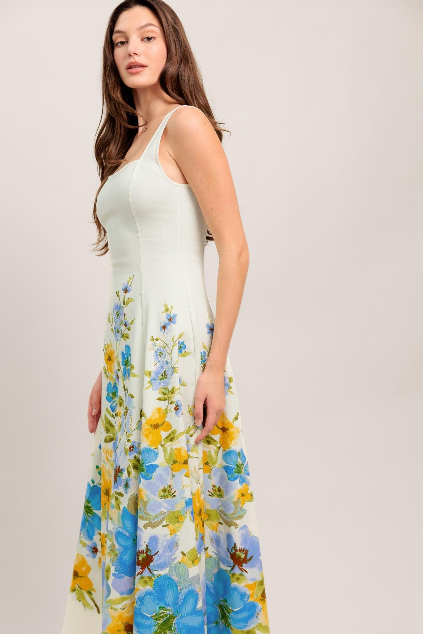 Dreaming Of The Coast Woven Midi Dress | Includes Plus Size