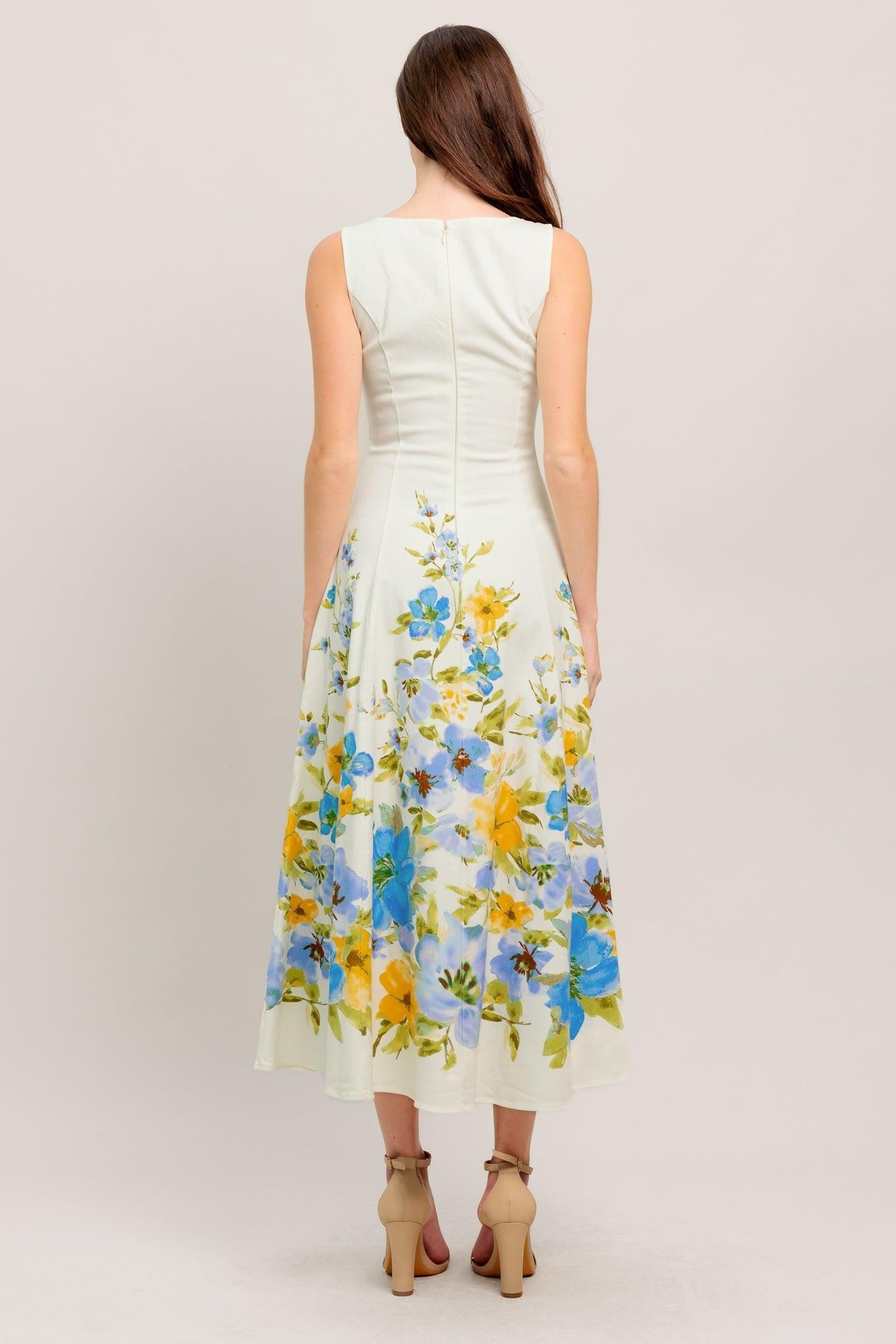 Dreaming Of The Coast Woven Midi Dress | Includes Plus Size