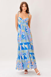 Seaside Love Flow Woven Maxi Dress