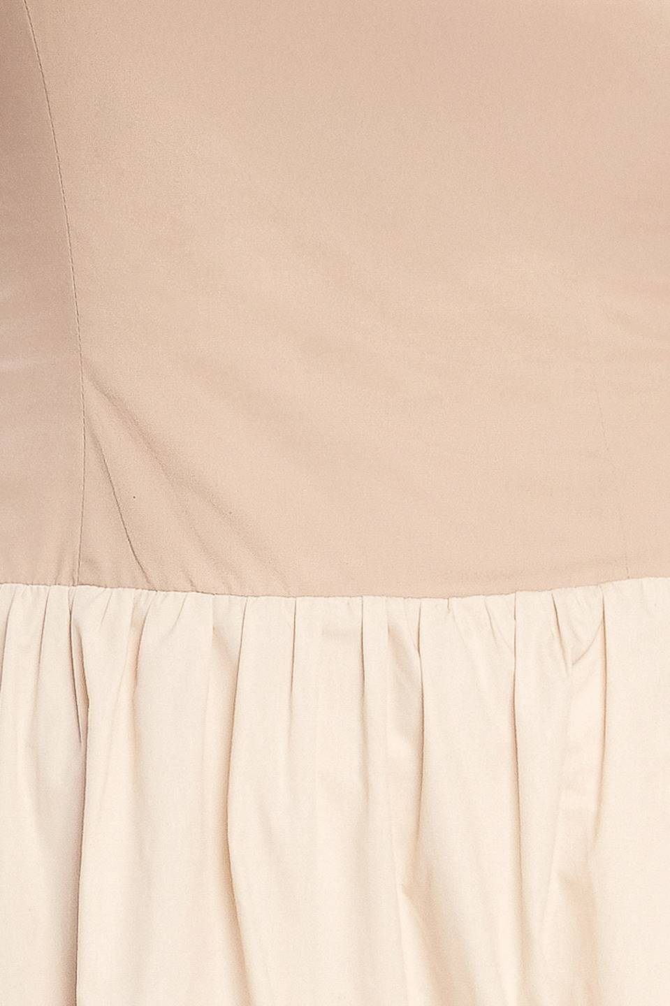 Spring Harmony Color Blocked Midi Dress